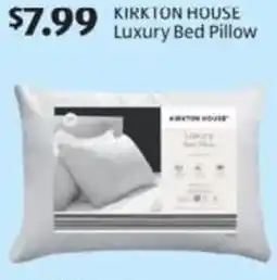 Aldi Kirkton luxury bed pillow offer