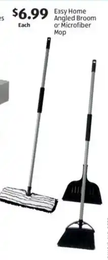 Aldi Easy Home Angled Broom or Microfiber mop offer