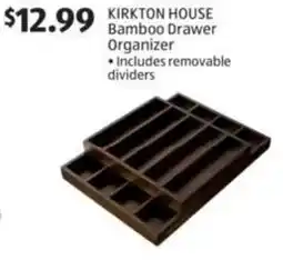 Aldi Kirkton house bamboo drawer organizer offer