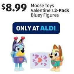 Aldi Moose toys valentine's bluey figures offer