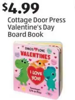 Aldi Cottage Door Press Valentine's Day Board Book offer