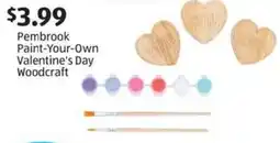 Aldi Pembrook Paint-Your-Own Valentine's Day Woodcraft offer
