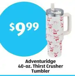 Aldi Adventuridge thirst crusher tumbler offer