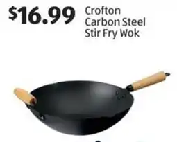 Aldi Crofton carbon steel stir fry wok offer