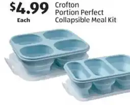 Aldi Crofton portion perfect collapsible meal kit offer