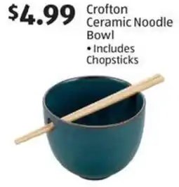 Aldi Crofton ceramic noodle bowl offer