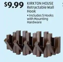 Aldi Kirkton house retractable wall hook offer