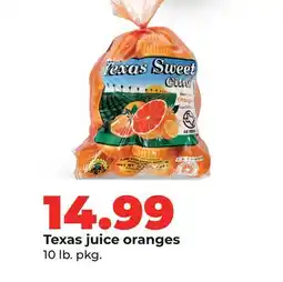Hy-Vee Texas juice oranges offer
