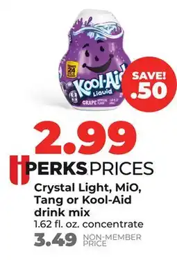 Hy-Vee Crystal Light, MiO, Tang or Kool-Aid drink mix offer