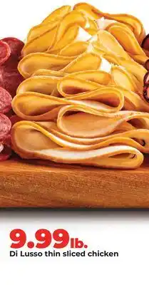 Hy-Vee Di Lusso thin sliced chicken offer