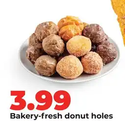 Hy-Vee Bakery-fresh donut holes offer