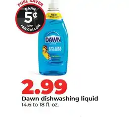 Hy-Vee Dawn dishwashing liquid offer