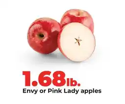 Hy-Vee Envy or Pink Lady apples offer