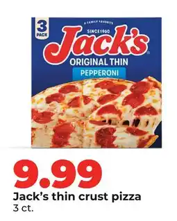 Hy-Vee Jack's thin crust pizza offer