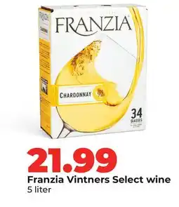 Hy-Vee Franzia Vintners Select wine offer