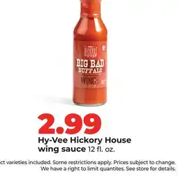 Hy-Vee Hy-Vee Hickory House wing sauce offer