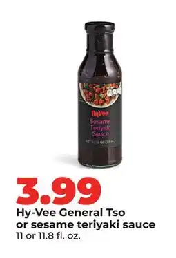 Hy-Vee Hy-Vee General Tso or sesame teriyaki sauce offer