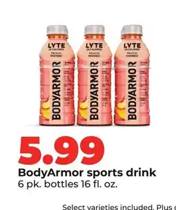 Hy-Vee BodyArmor sports drink offer