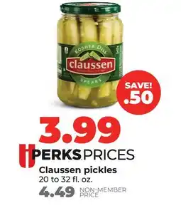 Hy-Vee Claussen pickles offer