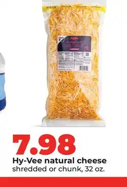 Hy-Vee Hy-Vee natural cheese offer