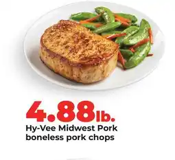 Hy-Vee Hy-Vee Midwest Pork boneless pork chops offer