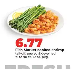 Hy-Vee Fish Market cooked shrimp offer