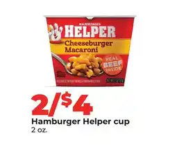 Hy-Vee Hamburger Helper cup offer