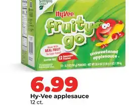 Hy-Vee Hy-Vee applesauce offer