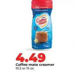 Hy-Vee Coffee mate creamer offer
