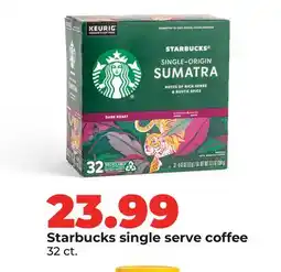 Hy-Vee Starbucks single serve coffee offer