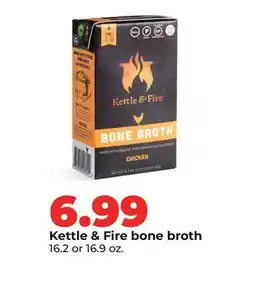 Hy-Vee Kettle & Fire bone broth offer