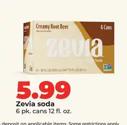 Hy-Vee Zevia soda offer