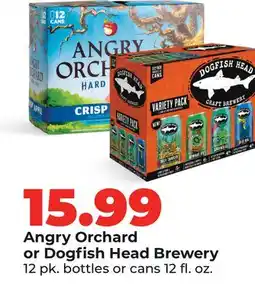 Hy-Vee Angry Orchard or Dogfish Head Brewery offer