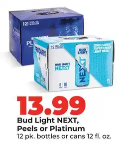 Hy-Vee Bud Light NEXT, Peels or Platinum offer