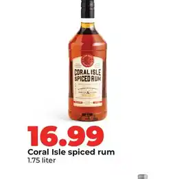 Hy-Vee Coral Isle spiced rum offer