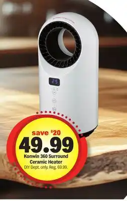 Meijer Konwin 360 Surround Ceramic Heater offer