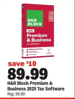 Meijer H & R Block Premium & Business 2025 Tax Software offer