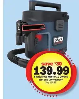 Meijer Shark Mess Master 1G Corded Wet and Dry Vacuum offer