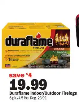 Meijer Duraflame Indoor/Outdoor Firelogs offer
