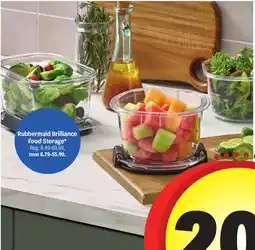Meijer Rubbermaid Brilliance Food Storage offer
