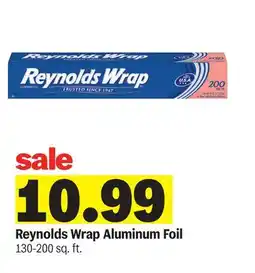 Meijer Reynolds Wrap Aluminum Foil offer