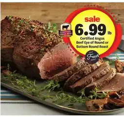 Meijer Certified Angus Beef Eye of Round or Bottom Round Roast offer