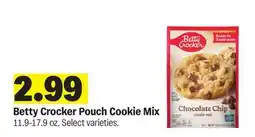 Meijer Betty Crocker Pouch Cookie Mix offer