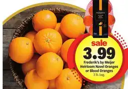 Meijer Frederik's by Meijer Heirloom Navel Oranges or Blood Oranges offer