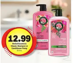 Meijer Herbal Essences Classic Shampoo or Conditioner Pump offer