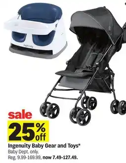 Meijer Ingenuity Baby Gear and Toys offer