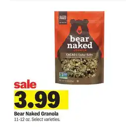 Meijer Bear Naked Granola offer