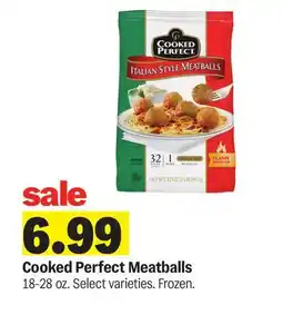 Meijer Cooked Perfect Meatballs offer