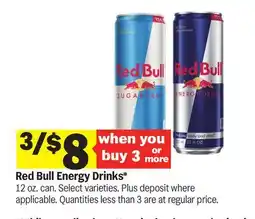 Meijer Red Bull Energy Drinks offer