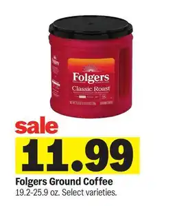 Meijer Folgers Ground Coffee offer